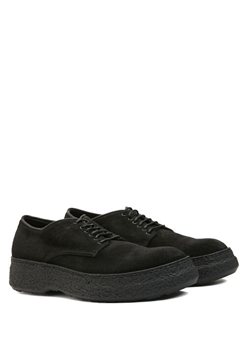 Pantanetti Siyah Pantanetti Deri Erkek Ayakkabı