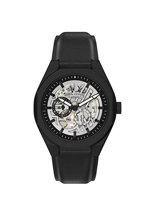【ARMANI EXCHANGE】 腕時計 Armani Exchange Siyah Erkek AX4297 Siyah Deri Erkek Kol Saati