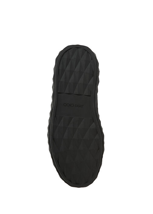 Diamond Maxi Siyah Erkek Deri Sneaker - Görsel 6