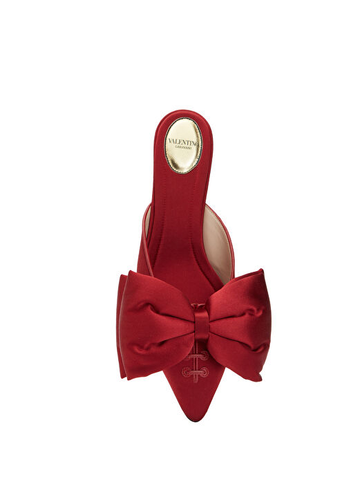 Kırmızı Kadın Terlik - Görsel 5