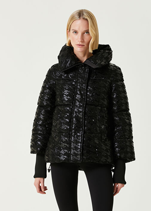 Guess houndstooth coat best sale