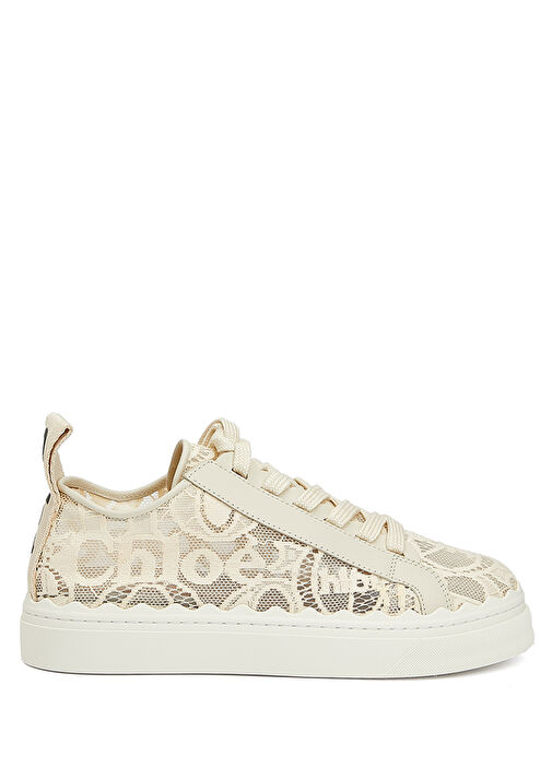 Lauren Krem Kadın Sneaker - Görsel 2