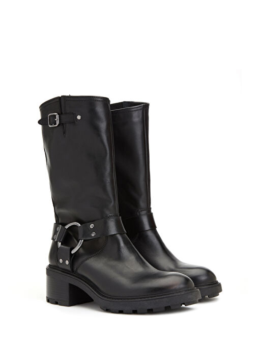 Divarese Divarese Siyah Kadın Deri Bot | Beymen Siyah - 3. görsel