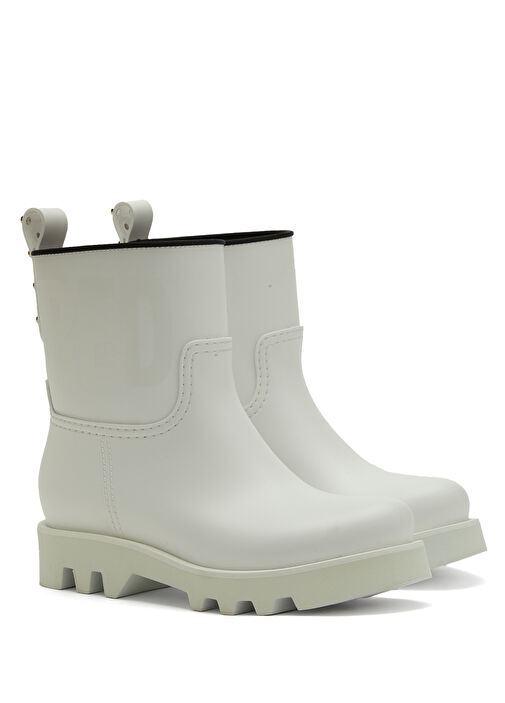 Ekru Trok Detaylı Kadın Bot - Görsel 3