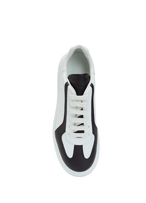 Colorblocked Erkek Deri Sneaker - Görsel 5