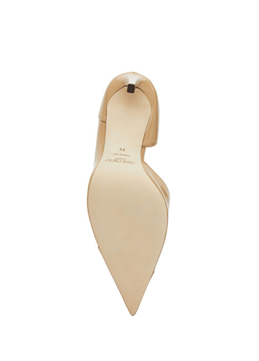 Brigitte Bej Rugan Deri Stiletto - Görsel 6