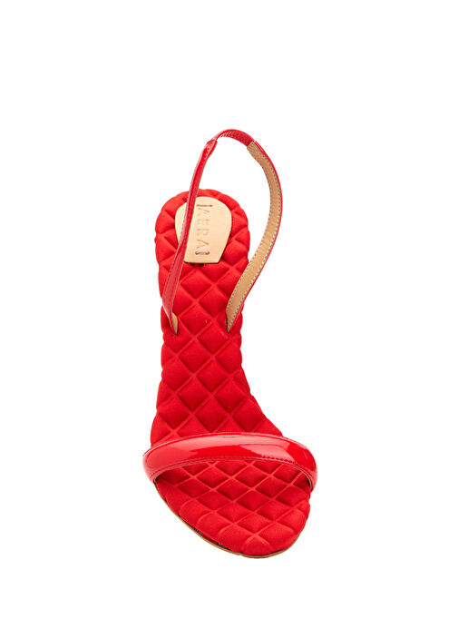 Kırmızı Kadın Sandalet - Görsel 5