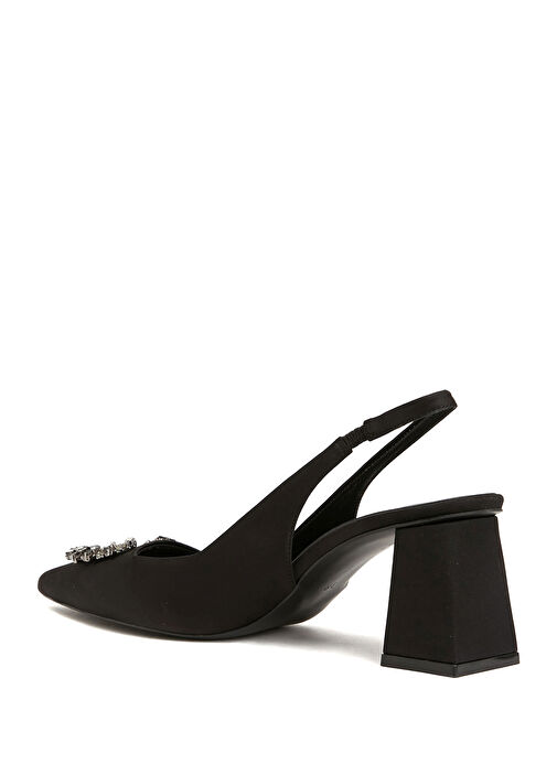 Divarese Divarese Siyah Saten Topuklu Ayakkabı Beymen'de! Siyah - 4. görsel