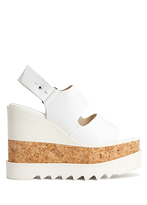 Beyaz Kadın Sandalet - Görsel 2