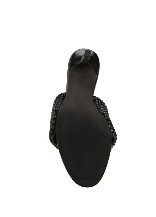 Heiress Siyah Kadın Topuklu Terlik - Görsel 6