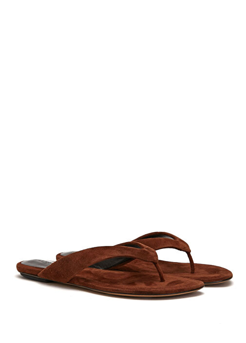 Le Monde Beryl Taba Le Monde Beryl Deri Kahverengi Kadın Terlik