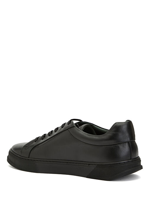 George Hogg Siyah George Hogg Rahat Günlük Erkek Deri Sneaker