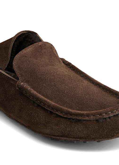 Tod's Kahverengi Tod's Süet Erkek Loafer