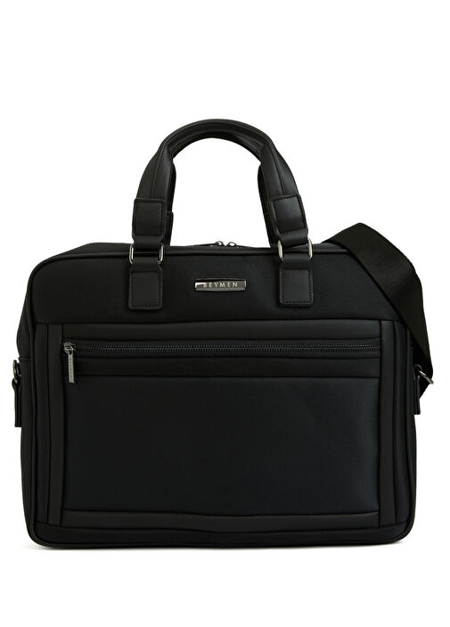 Siyah Erkek Teknik Laptop Çantası - Görsel 2