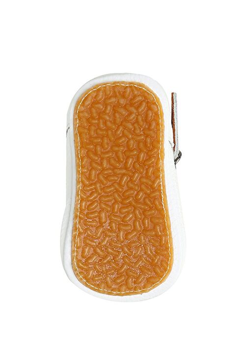 Violet Beyaz El Yapımı Unisex Bebek Deri Ayakkabı - Görsel 7