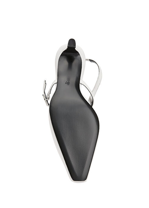 Kitten Beyaz Deri Topuklu Ayakkabı - Görsel 6