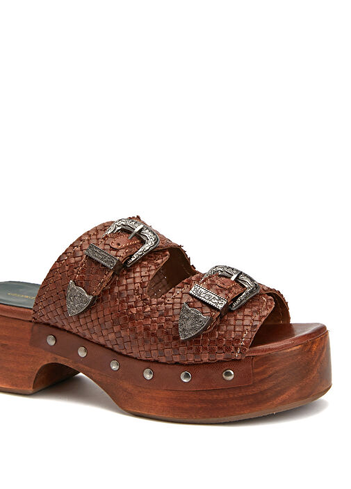 Taba Kadın Deri Terlik - Görsel 7