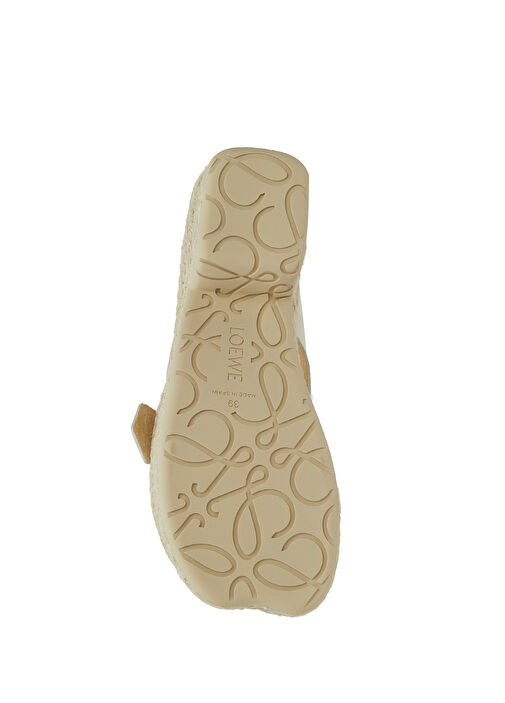 x Paula's Ibiza Beyaz Kadın Deri Espadril - Görsel 6