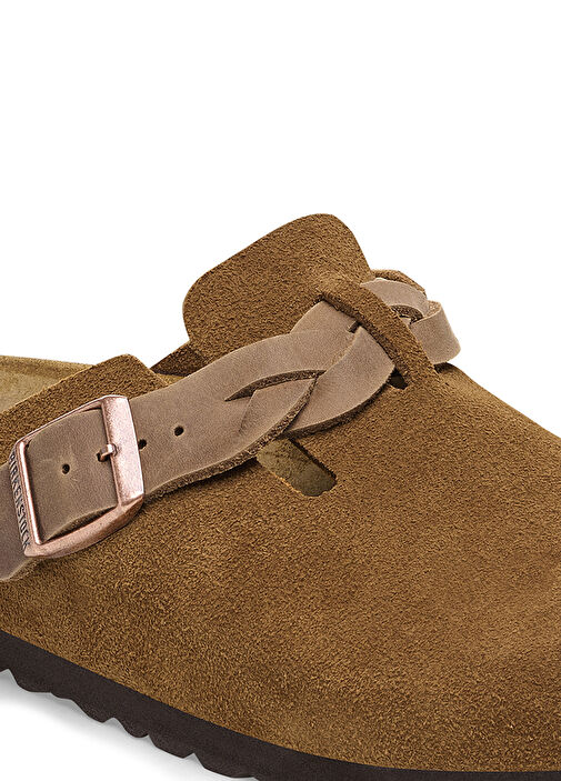 Boston VL Braided Taba Kadın Süet Terlik - Görsel 7