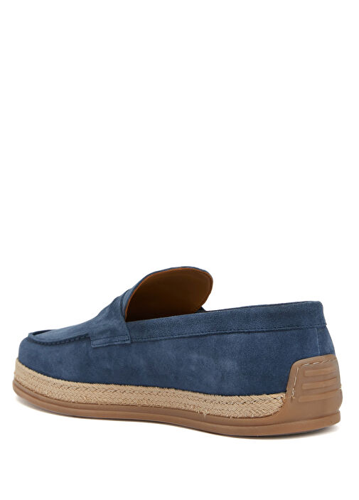 Mavi Erkek Süet Loafer - Görsel 4