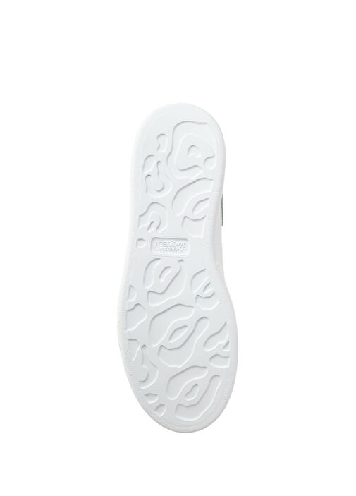 Oversized Beyaz Kadın Deri Sneaker - Görsel 6