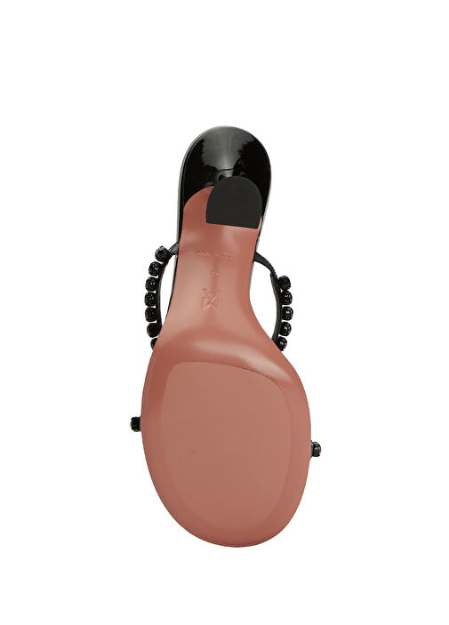 Gigi Siyah Kadın Deri Terlik - Görsel 6