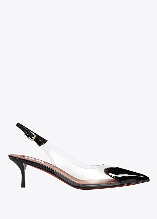 Ala A Ala A Heart Siyah Deri Topuklu Ayakkabı Basketbol Ayakkabıları | Beymen Siyah - 2. görsel