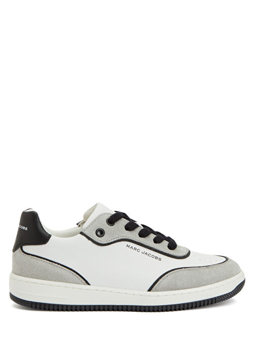 Beyaz Erkek Çocuk Deri Sneaker - Görsel 2