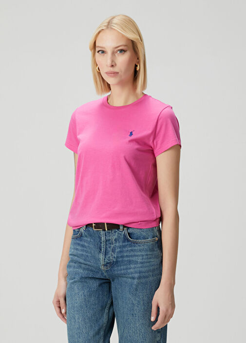 p*6様 7*7様 p*6様 USA製 Polo Ralph Lauren ツー Polo Ralph Lauren Fuşya Kadın Mavi Logolu T-shirt 1885188 | Beymen