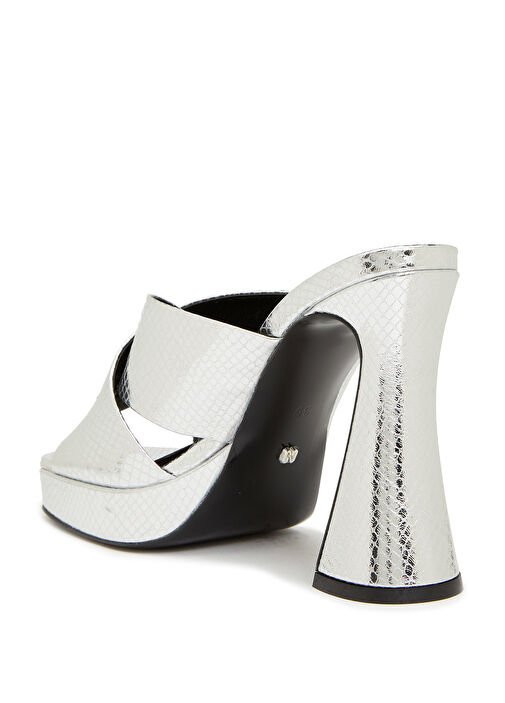 Network Network Silver Gümüş Rengi Kadın Deri Terlik Beymen'de! Gümüş - 5. görsel