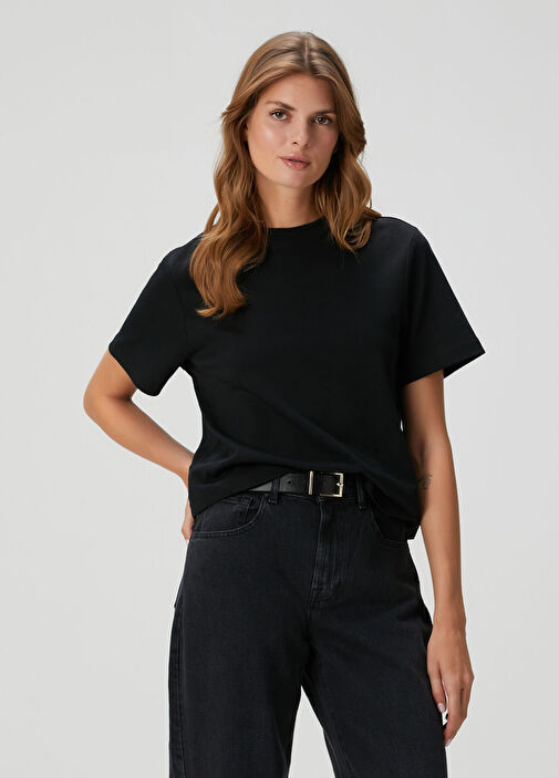 AllSaints Siyah Kadın Lisa Siyah T-shirt 1810318 | Beymen