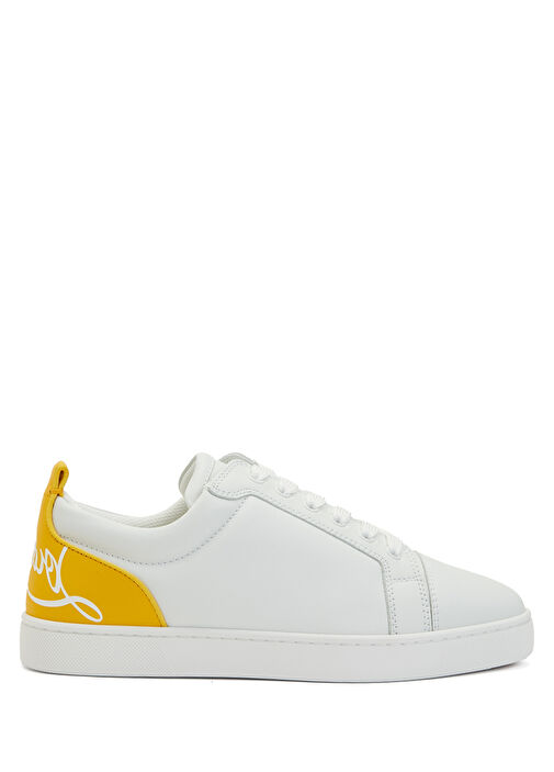 louboutin yellow sneakers