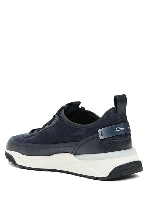 Mavi Erkek Deri Sneaker - Görsel 4