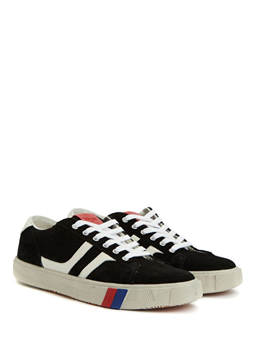 II Orbit Siyah Beyaz Erkek Süet Sneaker - Görsel 3