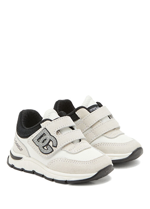 Siyah Beyaz Erkek Bebek Sneaker - Görsel 3