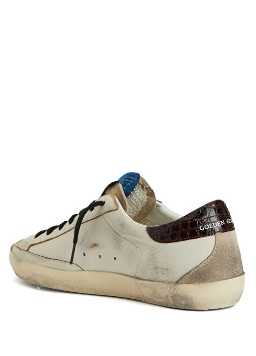 Beyaz Erkek Deri Sneaker - Görsel 4