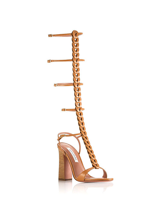 Destiny Karamel Kadın Deri Gladyatör Sandalet - Görsel 3