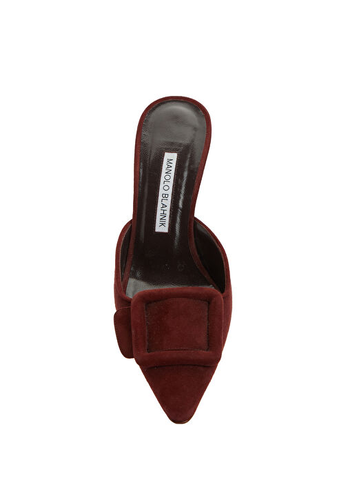 Manolo Blahnik Topuklu Terlik - Görsel 5