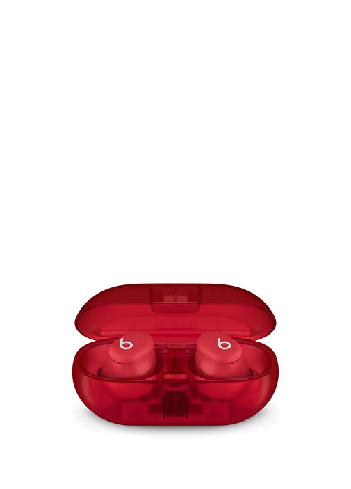 Beats - Solo Buds Şeffaf Kırmızı Kulak İçi Bluetooth Kulaklık