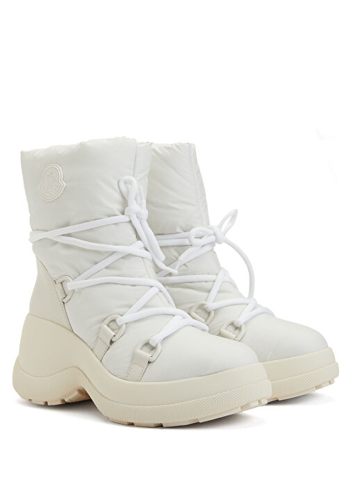 Resile Kırık Beyaz Kadın Kar Botu - Görsel 3