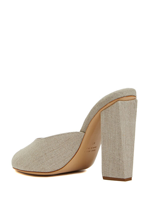 Rosie 38 Bej Kadın Keten Sandalet - Görsel 4