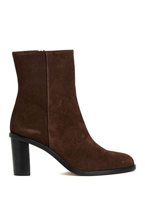 Kahverengi Kadın Deri Bot - Görsel 2