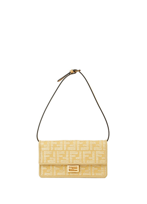 Fendi Naturel Kadın Krem Logo Desenli Kadın Çanta 1728528 | Beymen