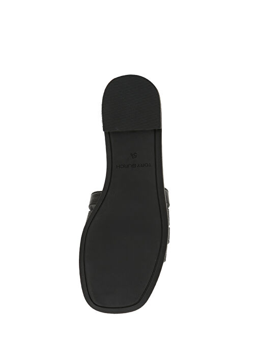 Ines Siyah Kadın Deri Terlik - Görsel 6