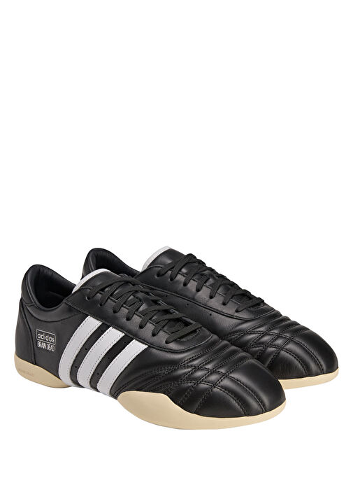 Techwondo Brain Dead Siyah Beyaz Deri Sneaker - Görsel 3