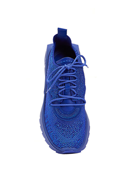 Mavi Mikro Taşlı Erkek Sneaker - Görsel 5