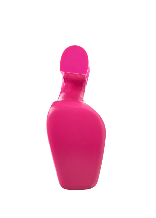 Pembe Deri Topuklu Ayakkabı - Görsel 7