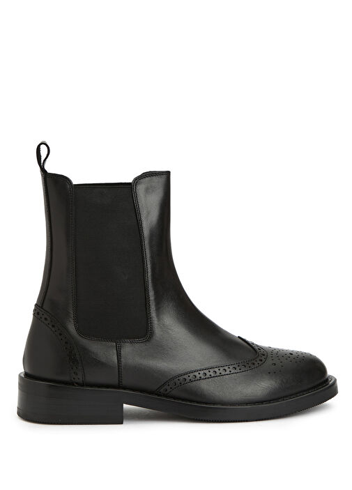 Siyah Kadın Deri Bot - Görsel 2
