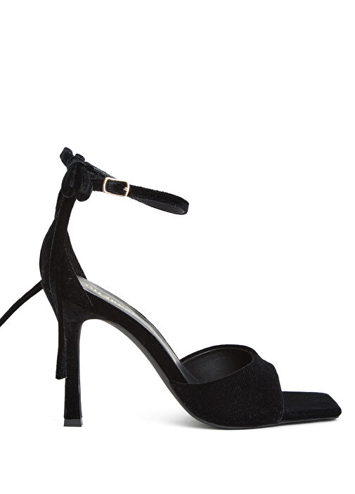 Siyah Bantlı Kadın Sandalet - Görsel 2