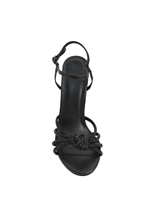 Siyah Kadın Abiye Sandalet - Görsel 5